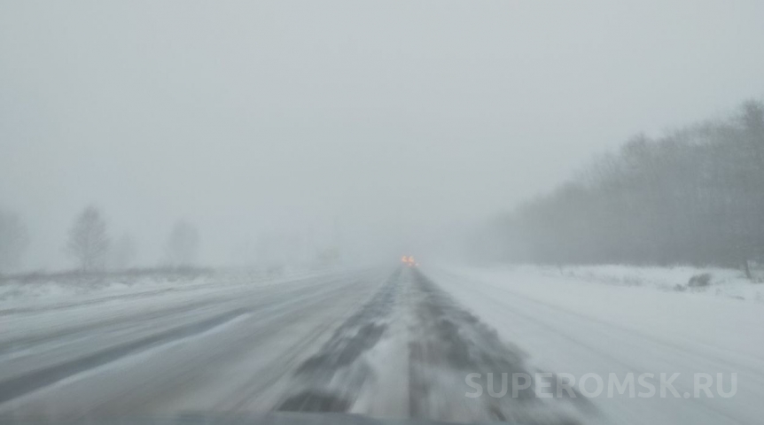 На Омск идут морозные порывы