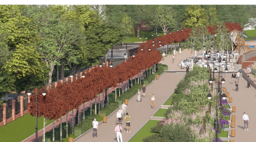 Аллея олимпийских кленов украсит Иртышскую набережную в Омске