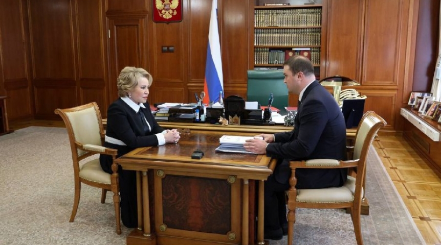 Хоценко встретился с Матвиенко. Что губернатор сказал главе Совфеда об Омске?