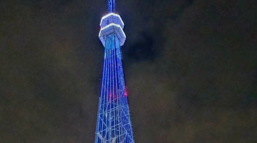 Омская телебашня празднично преобразится к 8 Марта