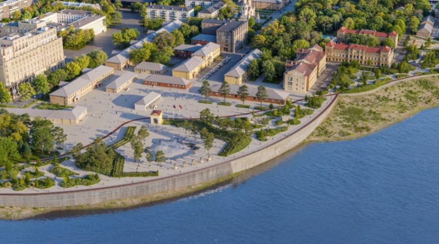 Хоценко представил проект масштабного парка с фонтаном-трансформером в центре Омска