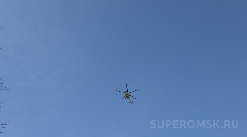 Новорожденного из Тары экстренно привезли в Омск на вертолете