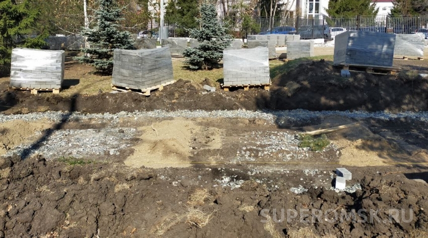 В Омске готовят масштабный ремонт тротуаров