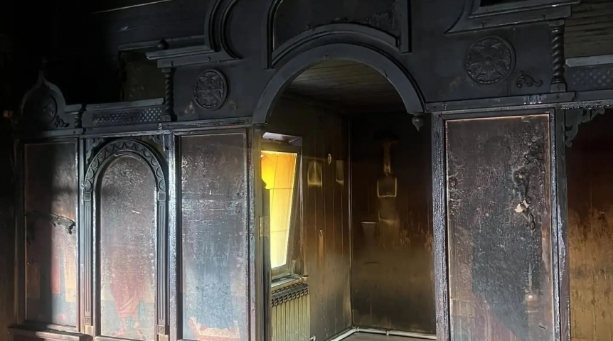 Под Омском вновь горел храм