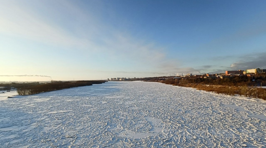 Иртыш в Омске почти очистился ото льда