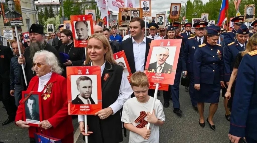 Хоценко: «Бессмертный полк» объединил почти 100 тысяч омичей