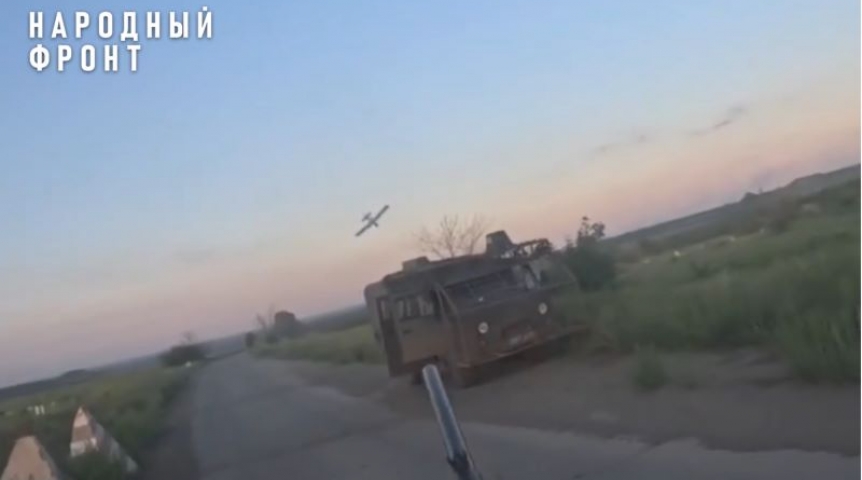Детектор военных из Омска засек вражеский дрон в момент атаки