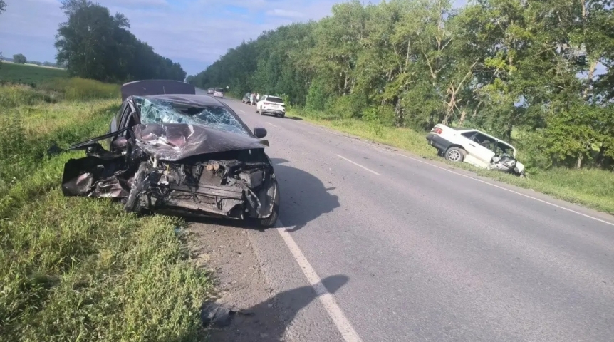 Попадание на «встречку» под Омском стоило автомобилисту жизни