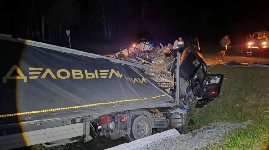 Водитель «Деловых линий» уснул за рулем и погиб на трассе в Омской области