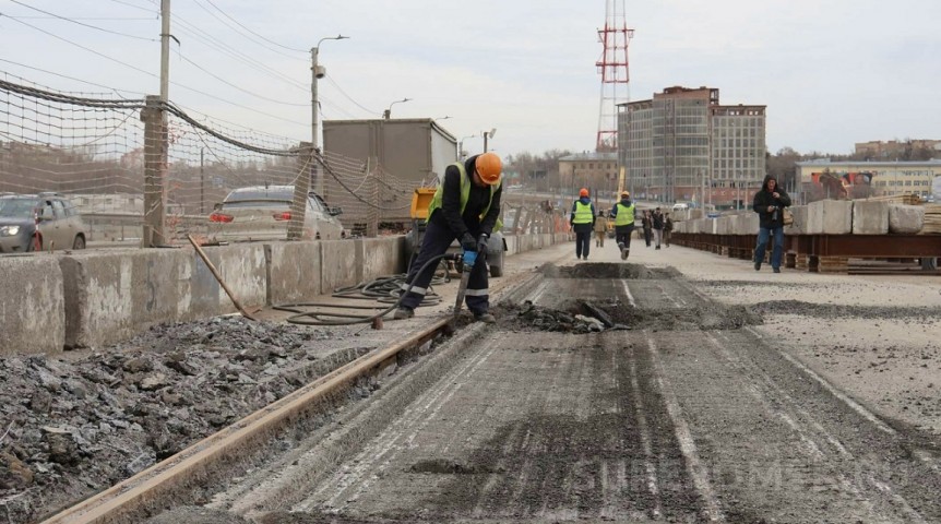 В Омске завершение ремонта моста у Телецентра отложили на 2027 год