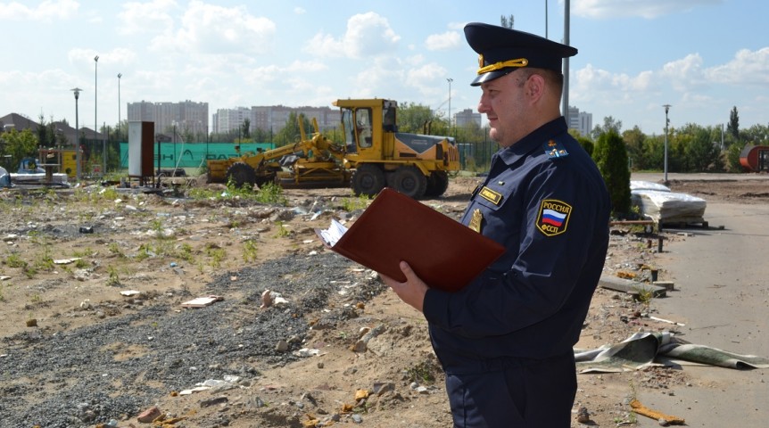Омские приставы показали, что осталось от парка «На Кольцевой»