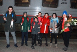 Омские биатлонисты вернулись из Мурманска с победой