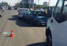 В Омске водитель «Газели» устроил ДТП с четырьмя автомобилями – ГИБДД