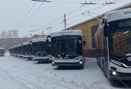 Новые троллейбусы «Адмирал» работают на маршруте в Омске более месяца
