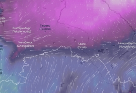 К Омску подобрался гигантский антициклон с морозом до -37 градусов