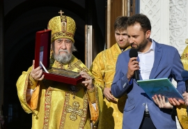 В Омске встретили мощи святого князя Александра Невского