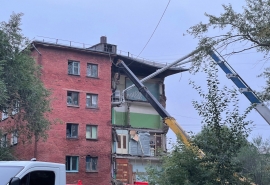 Из-за обрушения дома на 20 Партсъезда в Фонде капремонта Омской области начались обыски