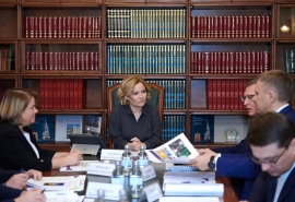 Омский губернатор Бурков встретился с главой федерального Минкульта Любимовой