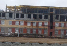 Показан промежуточный результат строительства школы в Исилькуле