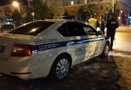 В Омске маневр полицейского привел к ДТП с казахстанцем на Левом берегу