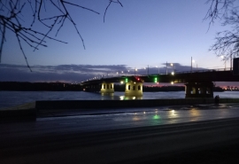 Омский Ленинградский мост после капремонта испытают под нагрузкой