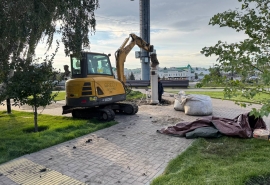 На Аллею олимпийцев в Омске вернули важный элемент