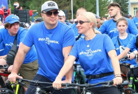 Супруги Хоценко стали участниками «ВелоОмска»
