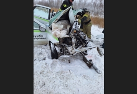Омский главврач вылетел в смертельное лобовое ДТП с водителем поликлиники