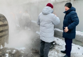 В Омске главы округов оценили ход ремонта теплосетей