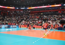 В Омске установлен рекорд посещаемости волейбольных чемпионатов РФ