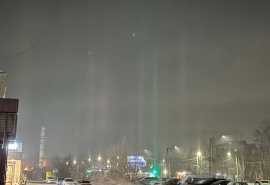 В Омске проявилось красивейшее оптическое явление