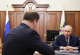 Виталий Хоценко рассказал Владимиру Путину об инвестпроектах Омской области
