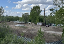 В Омске начали строить развлекательный комплекс у ДОСААФа