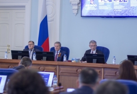 Областной парламент рассмотрел поправки в закон о патриотическом воспитании.