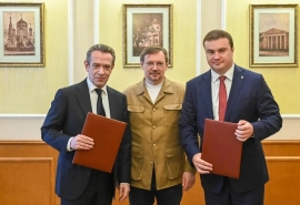 Омский губернатор Хоценко и глава СТД Машков подписали соглашение о сотрудничестве