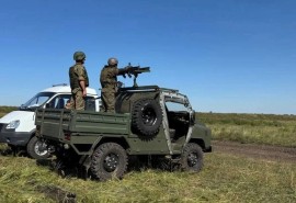 Хоценко показал кадр подготовки бойцов омского отряда «БАРС-55»