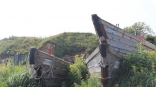 В Омске белоснежный «Маяк» на «Пиратском острове» признали самостроем
