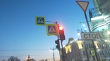 Возле омского парка 30-летия ВЛКСМ откорректирована работа светофора