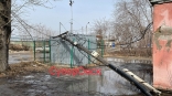 В Омске разломали станцию контроля качества воздуха