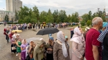Тысячи омичей поклонились святым мощам преподобного Сергия Радонежского