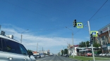 В центре Омска из-за отключения светофоров начались пробки и дорожные сумятицы
