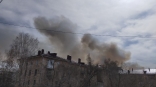 На Омскую область идут огромные тучи гари и дыма
