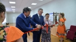 Губернатор Бурков открыл в Большереченском районе отремонтированный по нацпроекту Дом культуры