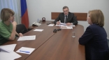 Омский губернатор Бурков по поручению президента России Путина провел прием граждан