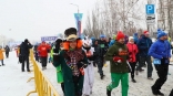 На главной дистанции Рождественского полумарафона омичи отдали первые места гостям