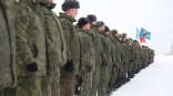 В Омской области второй раз за январь проводили мобилизованных в зону СВО