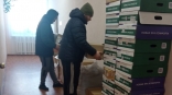 В Исилькульском районе Омской области показали посылку для участников СВО