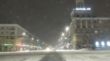 На Омскую область передали еще один мощный снегопад с дождем