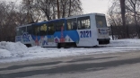 В Омске популярный трамвайный маршрут сократили на несколько остановок из-за обледенения