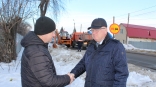Председатель Омского горсовета проконтролировал вывоз снега из частного сектора Ленинского округа